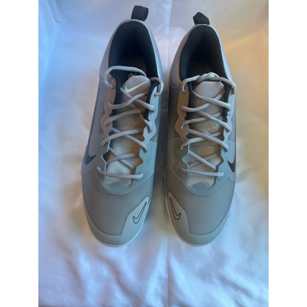 Nike Force Zoom Trout 9 Pro Metal Baseball Cleats Gray Sz 11.5 FB2907-002 NWOT